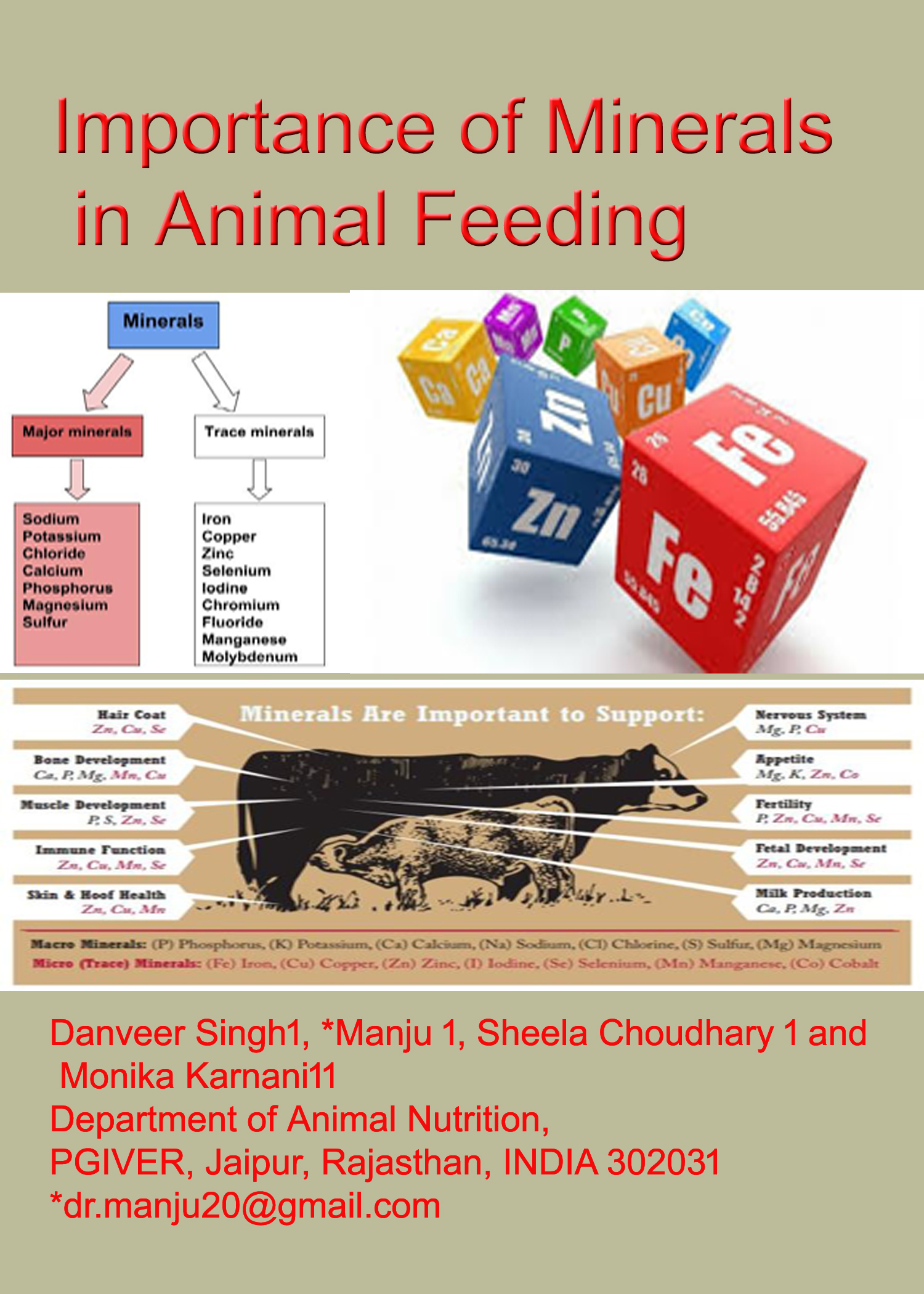 Importance of Minerals in Animal Feeding – Pashudhan praharee Importance of Minerals in Animal Feeding – Pashudhan praharee