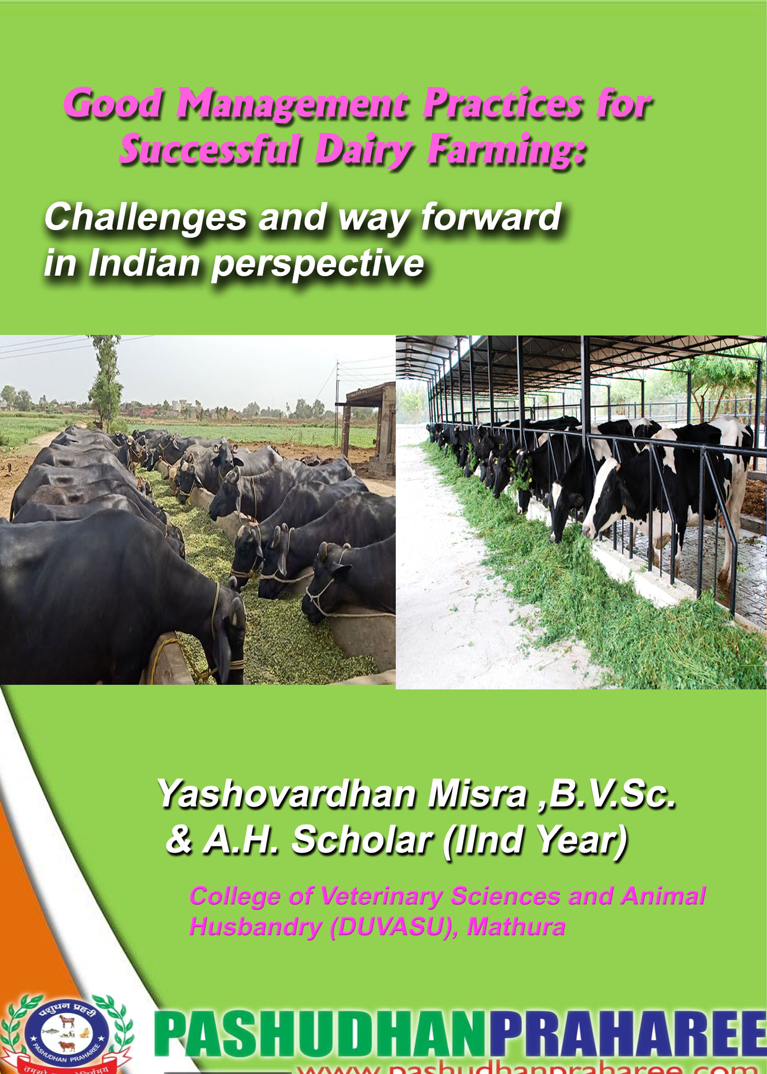 Successful Dairy Farming- Challenges and way forward