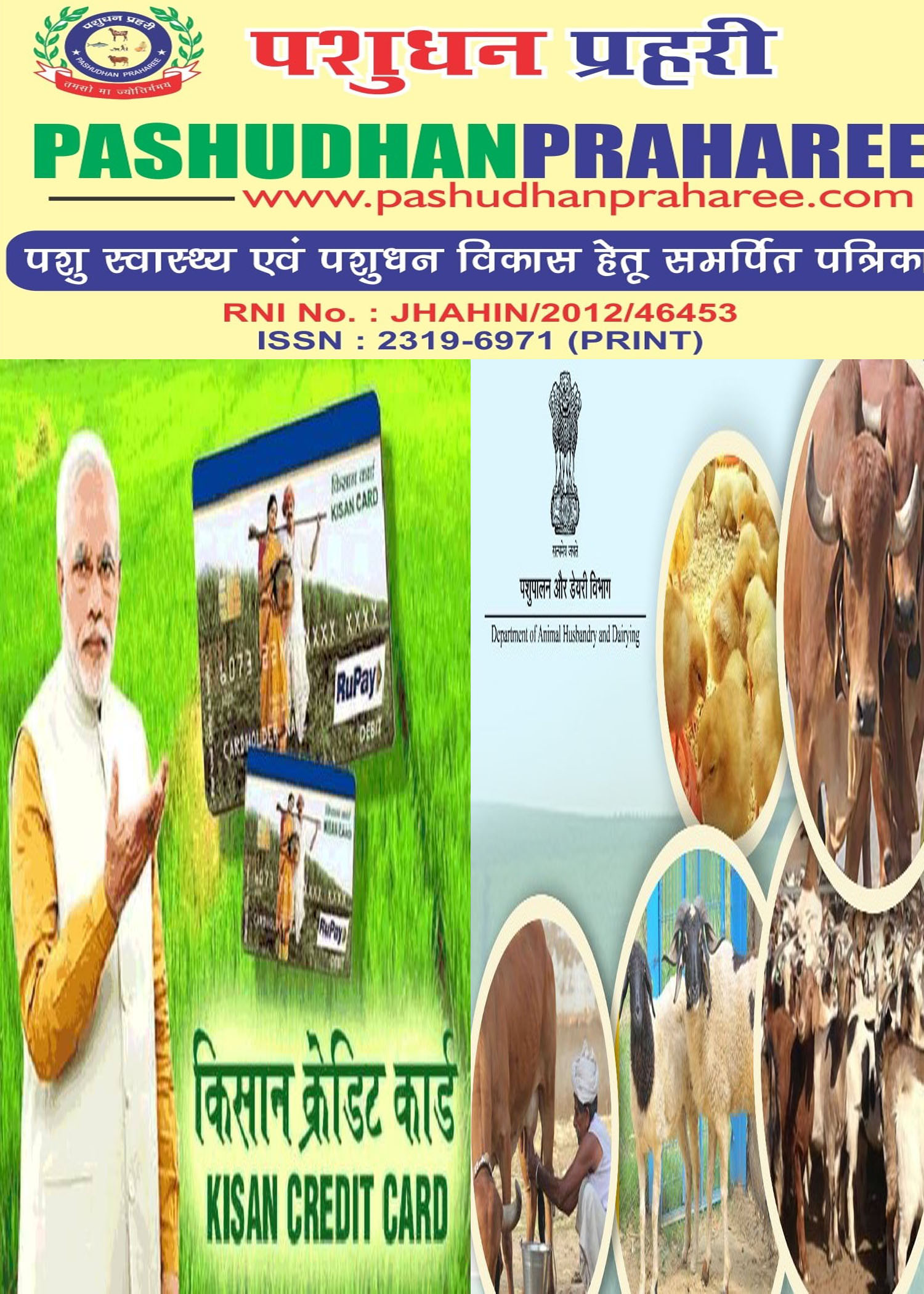 Guidelines or SOP for Kisan Credit Cards (KCC) to Livestock Farmers in India
