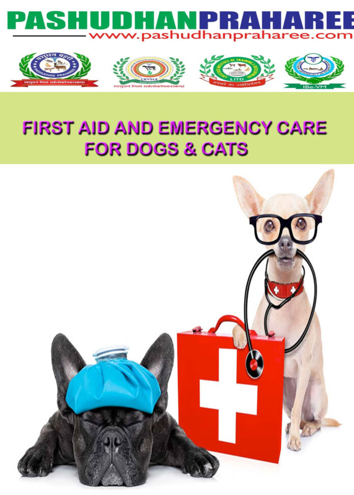 FIRST AID AND EMERGENCY CARE FOR DOGS & CATS